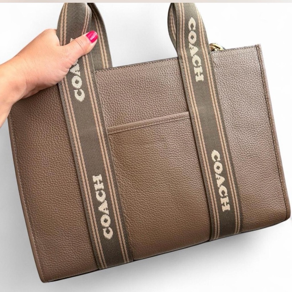 Coach Brown Leather Interior Patch Tote - Brown